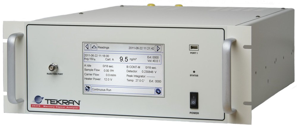 Analizator rtęci Tekran model 2537X